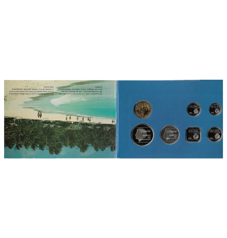 Set Monedas Aruba 1986-1995