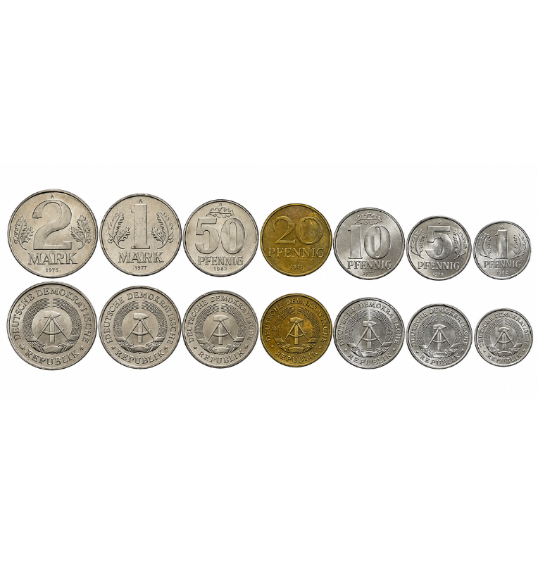 Alemania set de 7 monedas