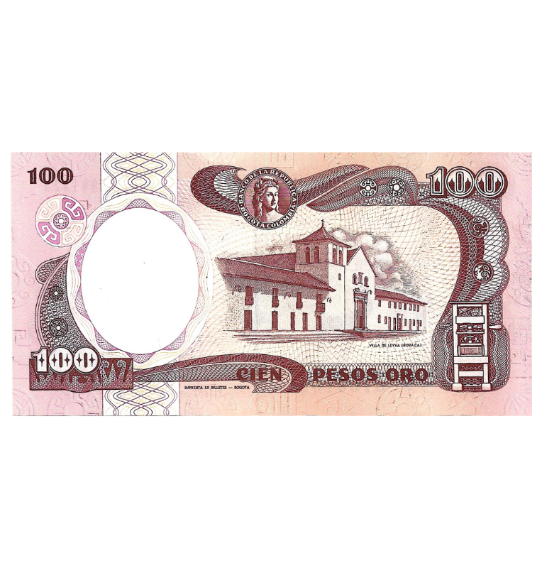 Colombia 100 Pesos Oro 1 Enero 1990