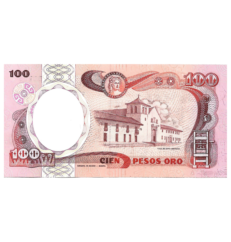 Colombia 100 Pesos 1 enero 1986