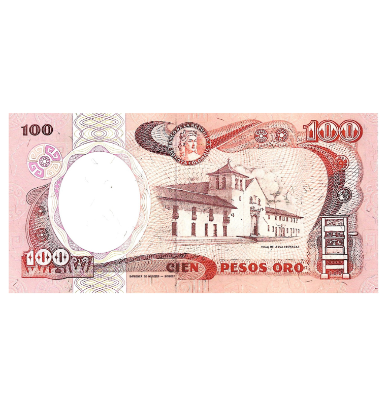 Colombia 100 Pesos 12 Octubre 1985