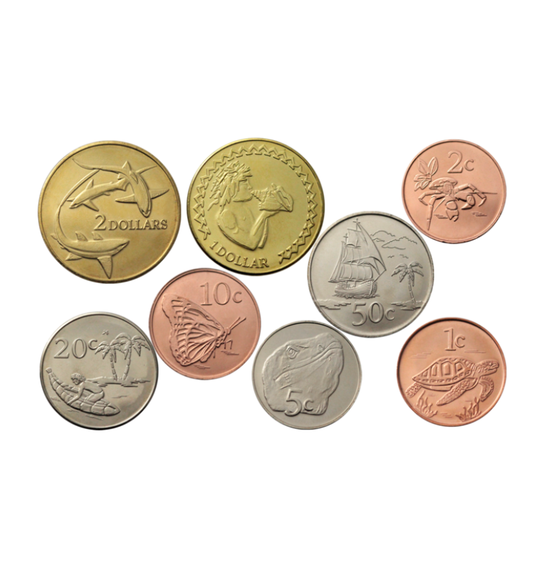 Set de Tokelau 8 monedas 1,2,5,10,20,50 Cents 1,2 Dólares 2017