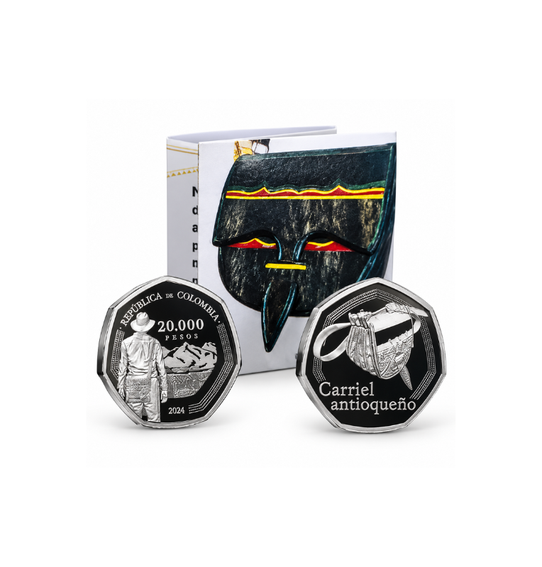 Colombia 20.000 Moneda conmemorativa del carriel 2024