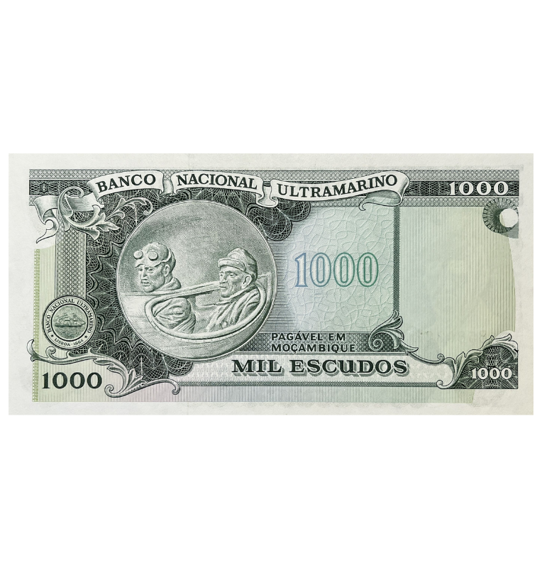 Mozambique 1.000 Escudos 1972 NO UNC