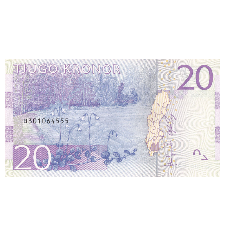 Suecia 20 Coronas 2014-2022 ND Pick 69