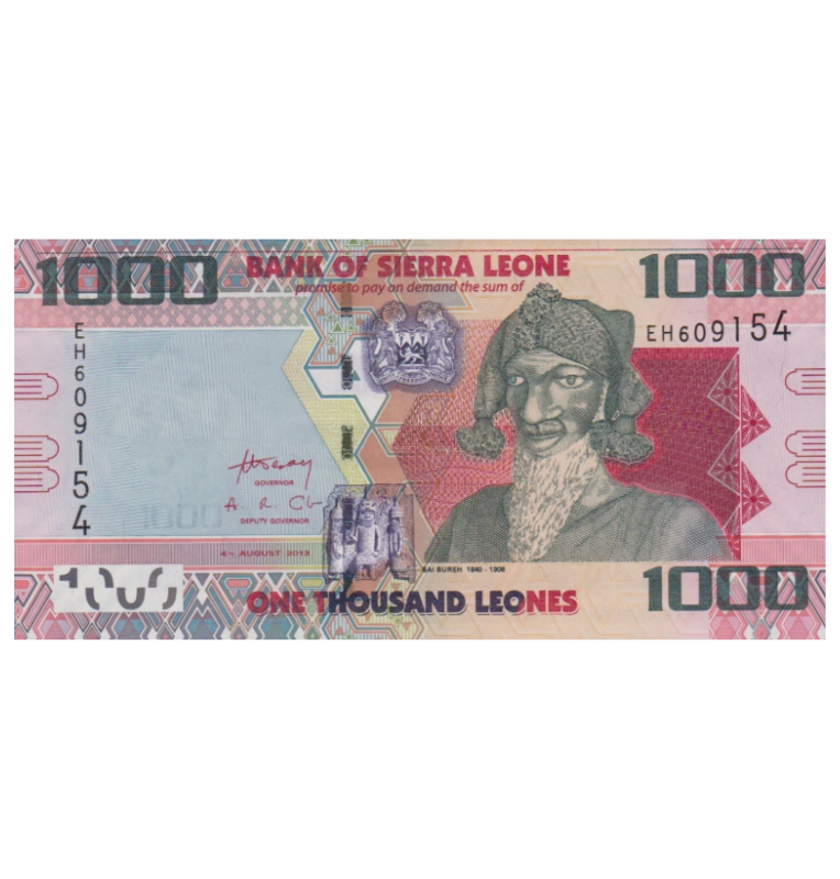 Sierra Leona 1000 Leones 2013 Pick 30b