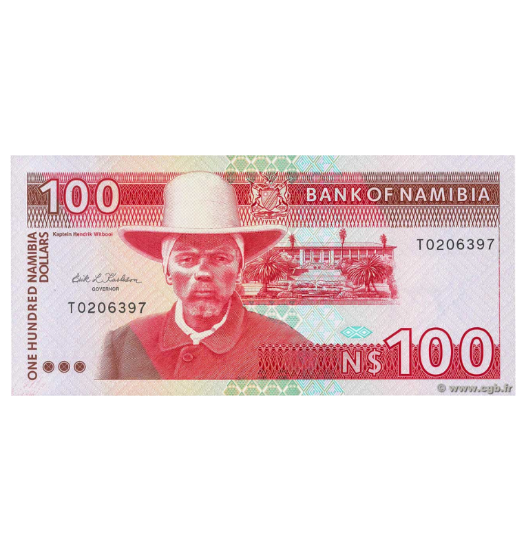 Namibia 100 Dólares 1993 ND Pick 3