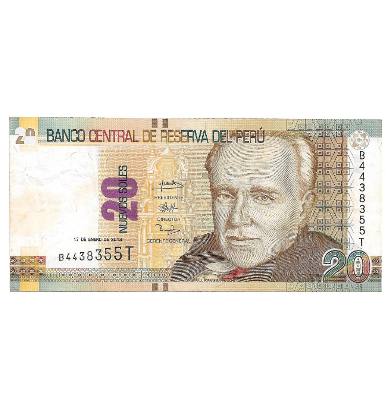 Perú 20 Nuevos Soles 2013 NO UNC