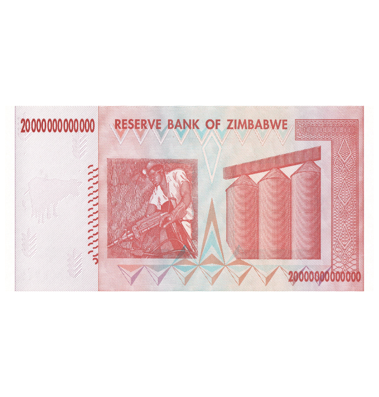 Zimbabue 20.000.000.000.000 Dolares 2008 P89
