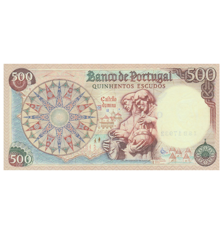 Portugal 500 Escudos 1966 Pick 170 NO UNC