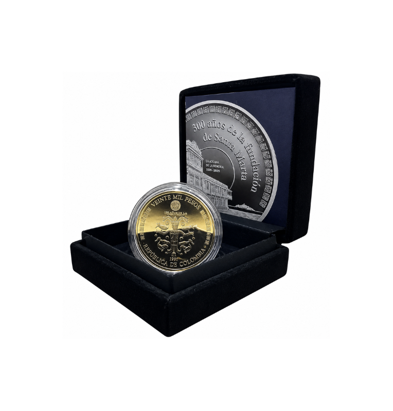 Colombia 20.000 moneda conmemorativa de los 500 años de Santa Marta