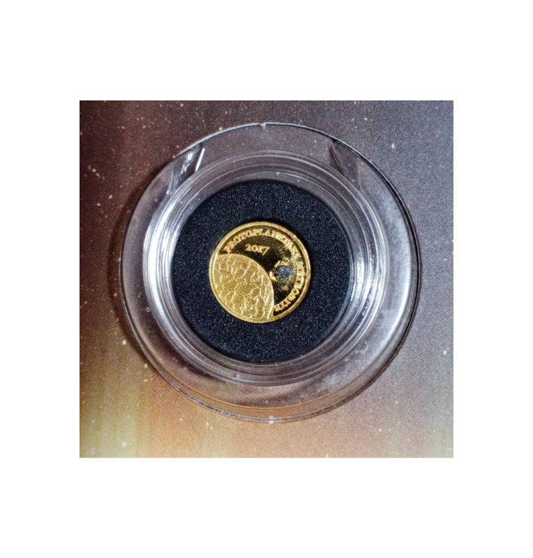 Chad 3.000 Francos 2017 – Golden Meteorite “Sun” – Oro .999, 0,5 g
