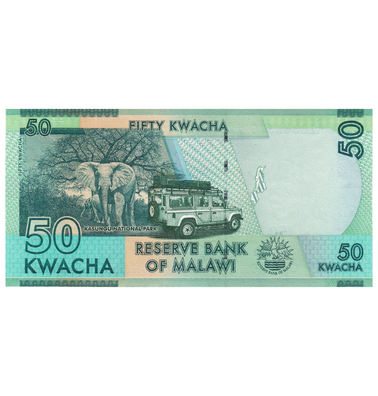 Malawi 50 Kwacha 2017 Pick 64