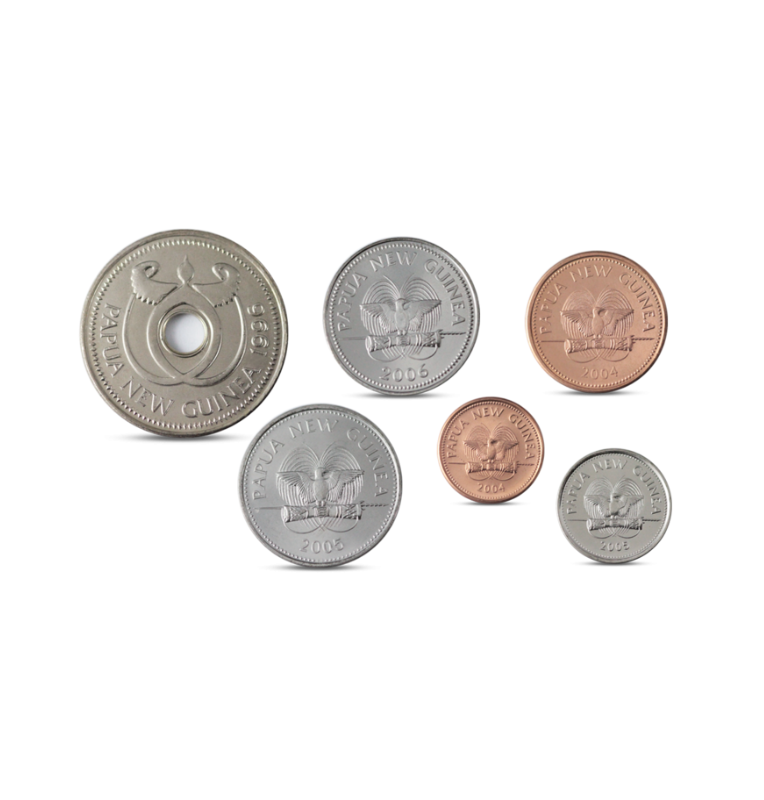 Papua Nueva Guinea set de 6 monedas