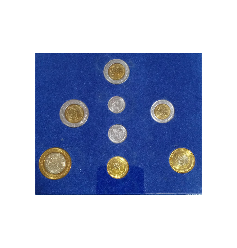 Mexico monedas conmemorativas 1999