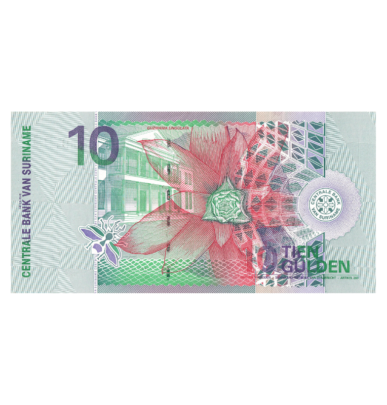 Surinam 10 Gulden 2000 Pick 147