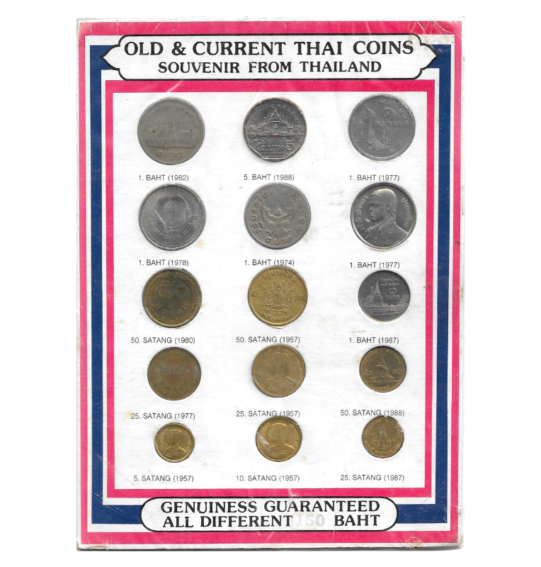 Tailandia set de monedas