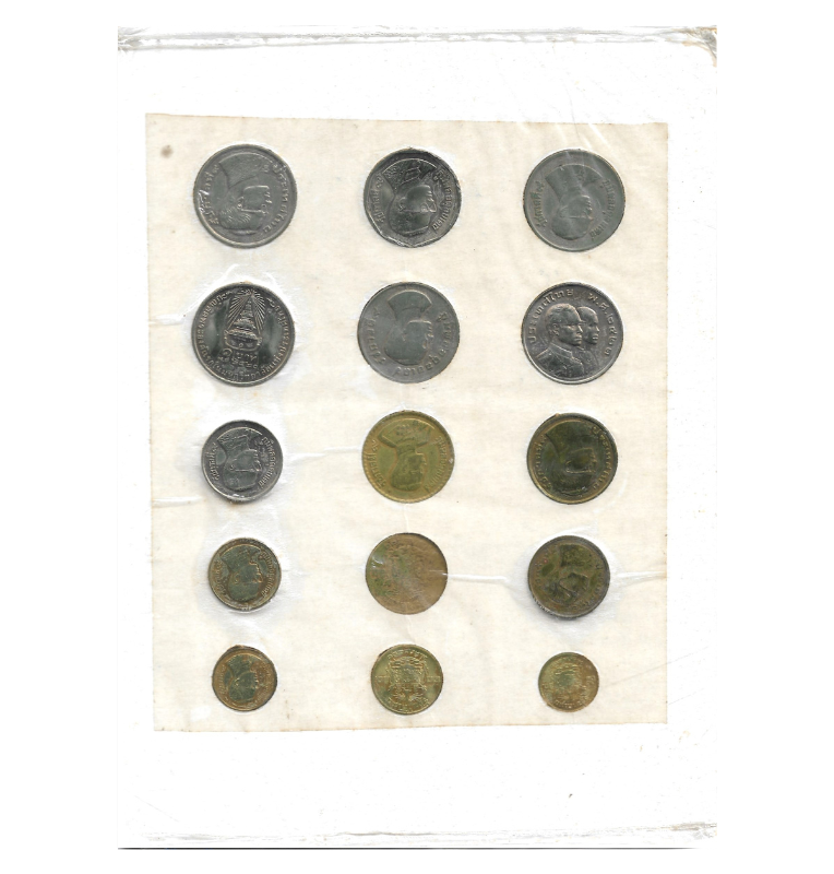 Tailandia set de monedas
