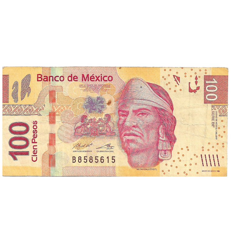 Mexico 100 Pesos 2017 NO UNC