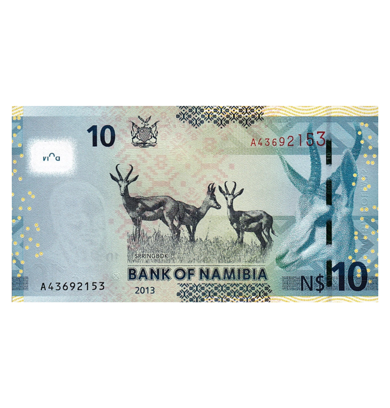 Namibia 10 Dólares 2013 Pick 11b