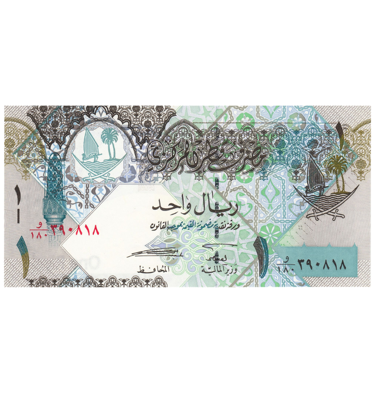 Catar 1 Riyal 2008 ND Pick 28a