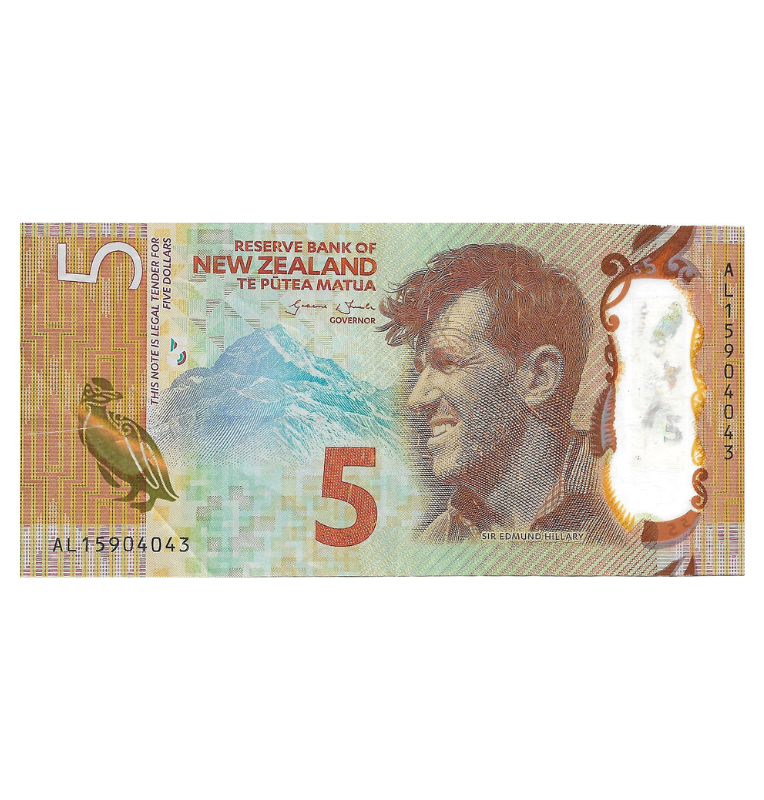 Nueva Zelanda 5 Dólares 2015 Pick 191 Polímero. NO UNC (Circulado)