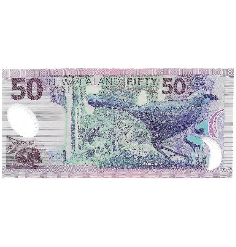 Nueva Zelanda 50 Dólares 1999-2003 ND Pick 188a Polímero.