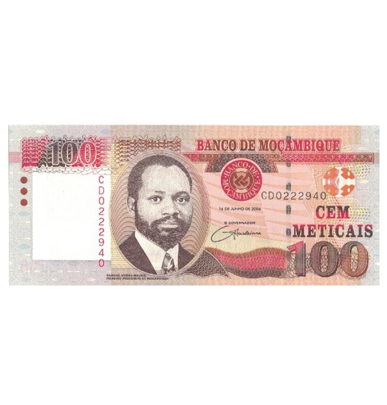 Mozambique 100 Meticales 2006 Pick 145a