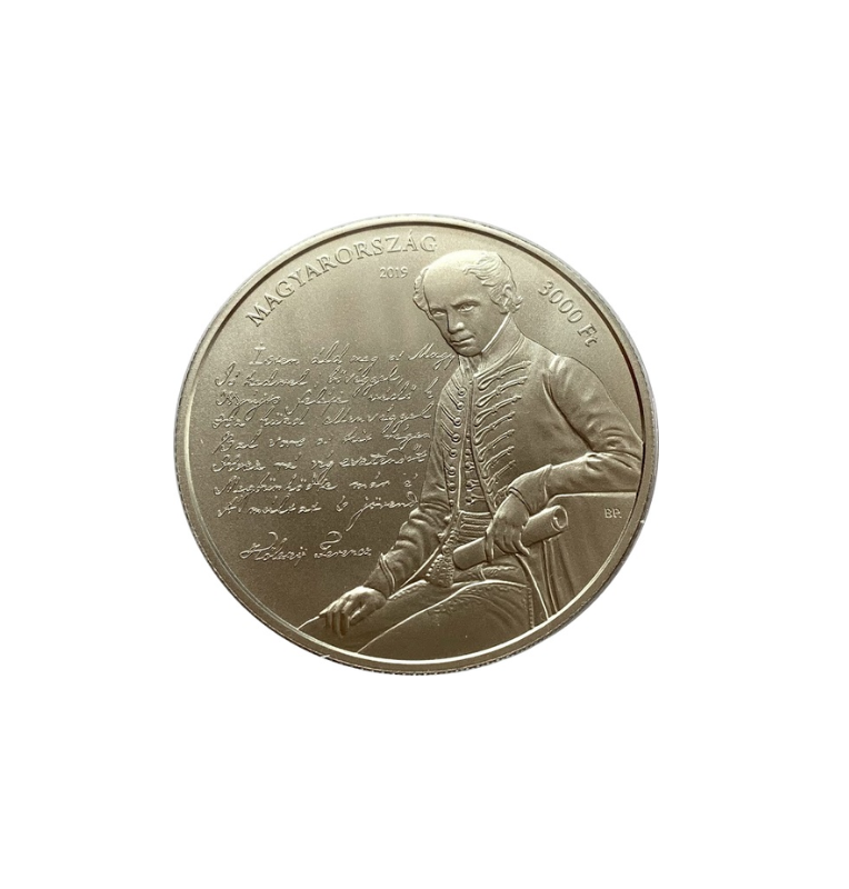 Hungría 3.000 Florines 2019 Edición conmemorativa 175º aniversario de la musicalización del himno nacional húngaro.