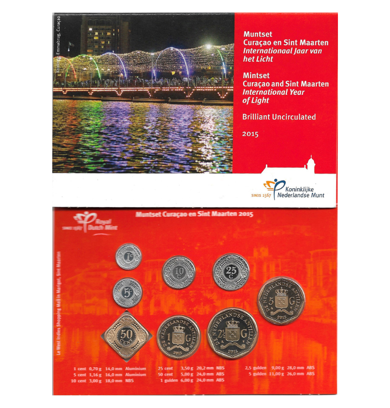 Antillas Holandesas Set de monedas 2015