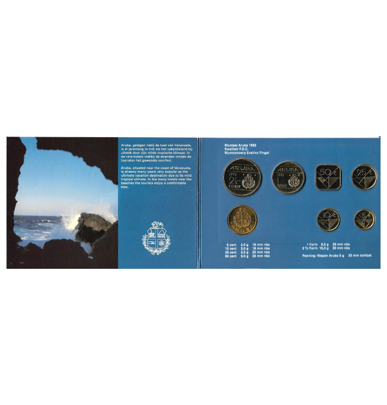 Set Monedas Aruba 2014 - 2015
