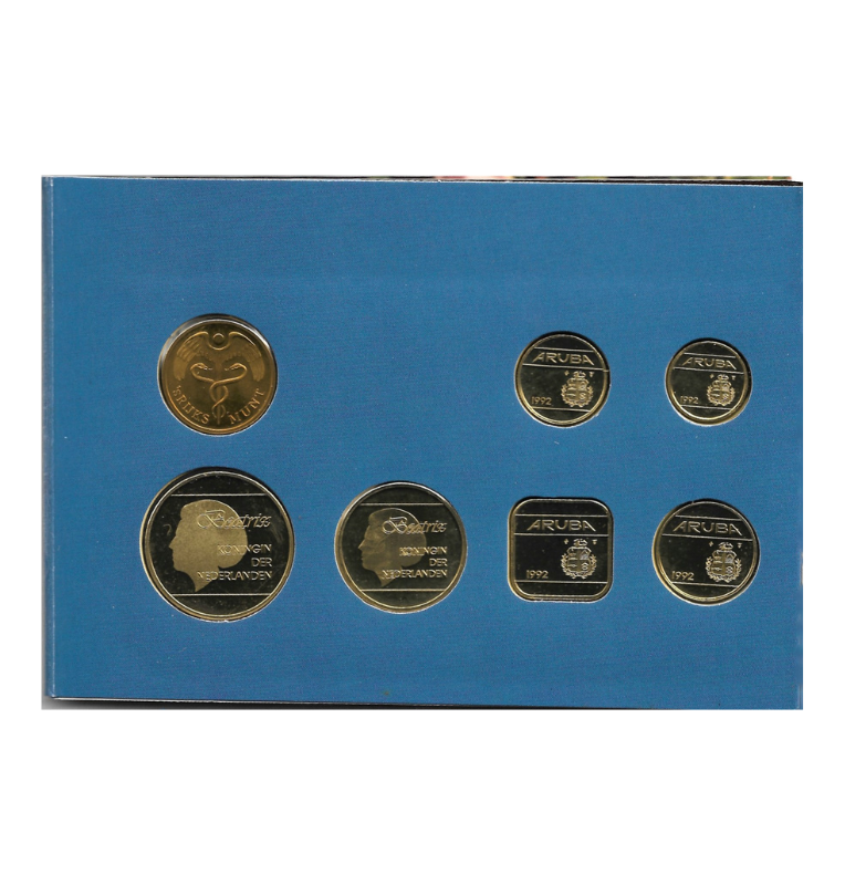 Set Monedas Aruba 2014 - 2015
