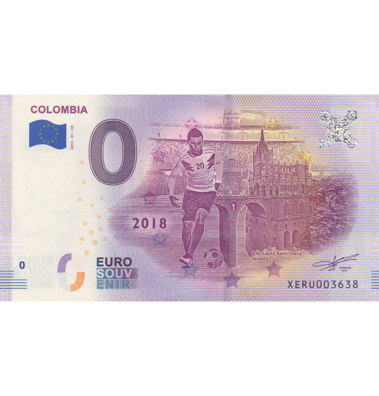 0 Euro Souvenir 2018 Futbol
