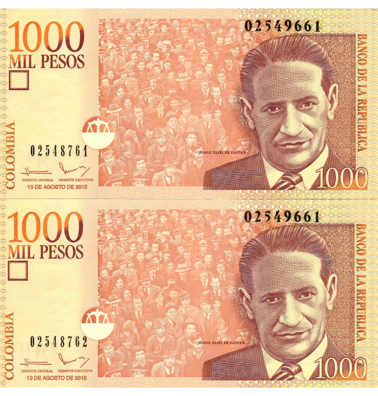 Colombia 200 Pesos Gold 1982 Pick 419