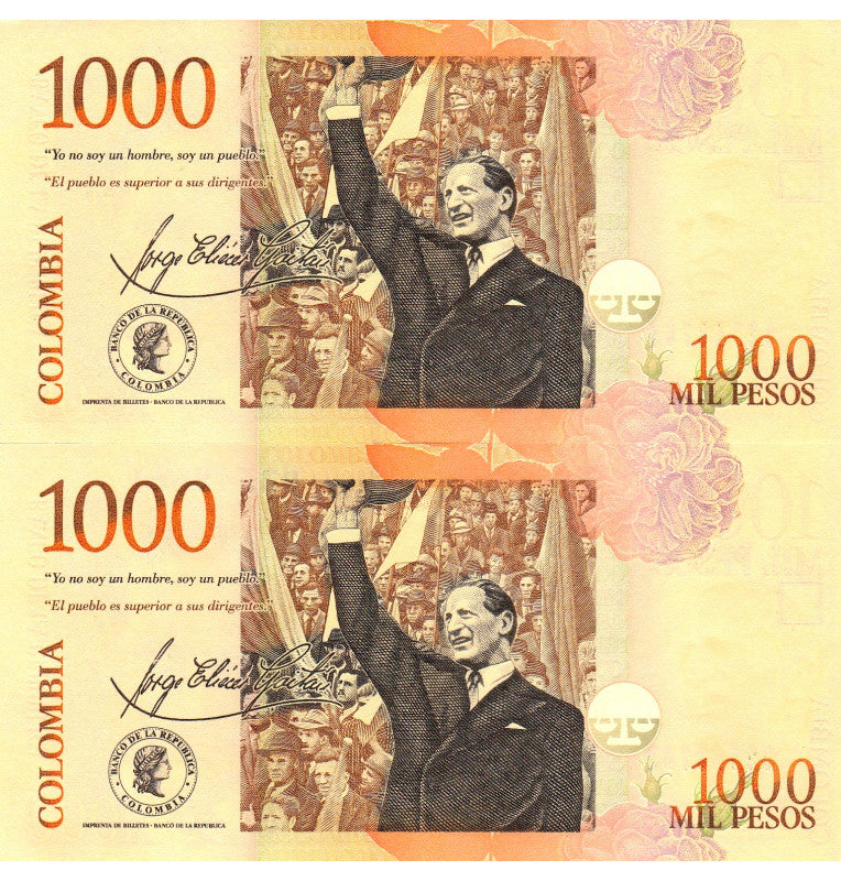 Colombia 200 Pesos Gold 1982 Pick 419