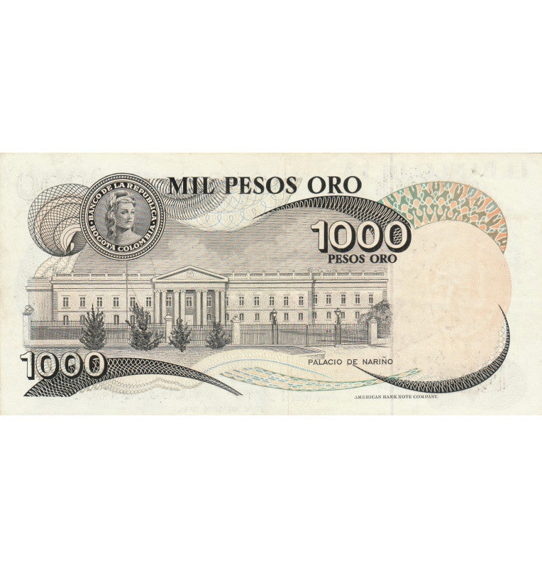 Colombia 1.000 Pesos Oro 1979 NO UNC