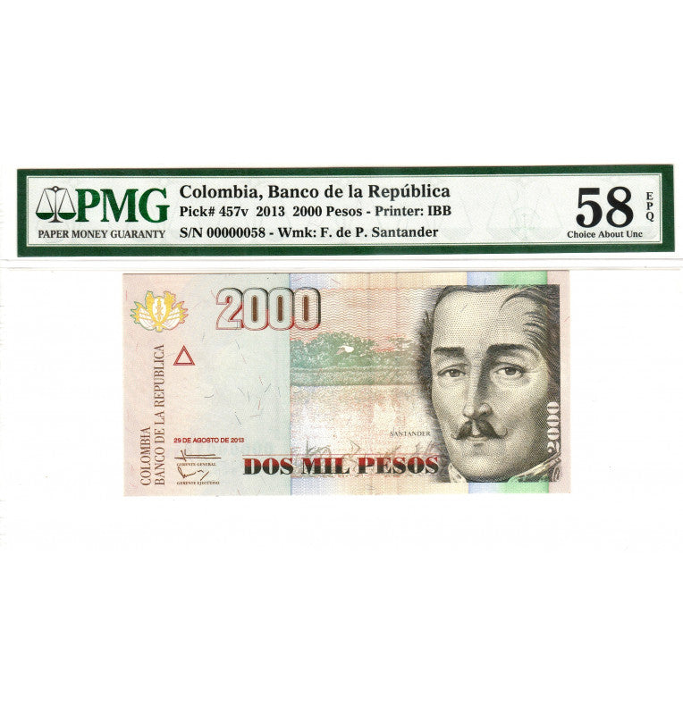 Colombia 200 Pesos Gold 1982 Pick 419