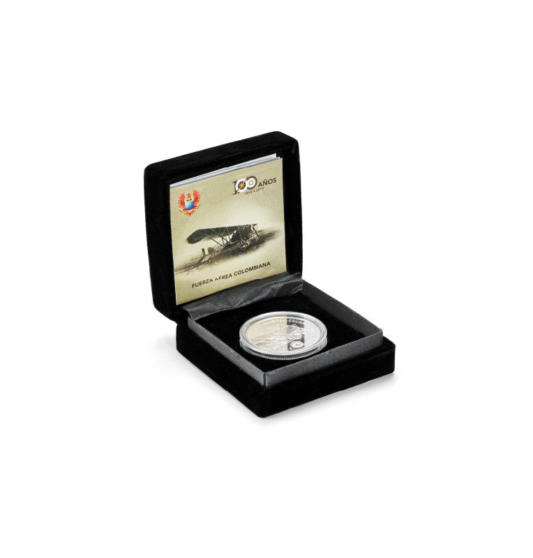 Colombia 10.000 Moneda conmemorativa Fuerza Aérea Colombiana 1919-2019 con estuche