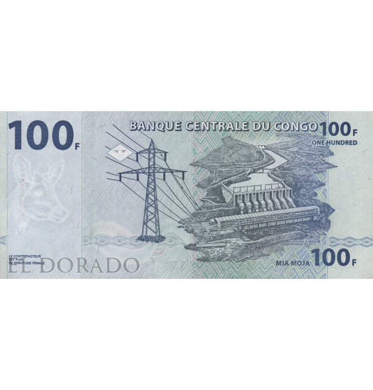 Congo 100 Francs 2007 Pick 98a