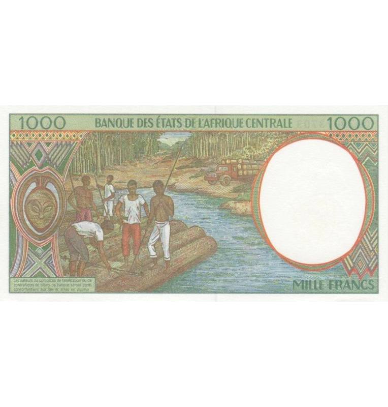Congo 1000 Francs 2000 ND Pick 102 cg
