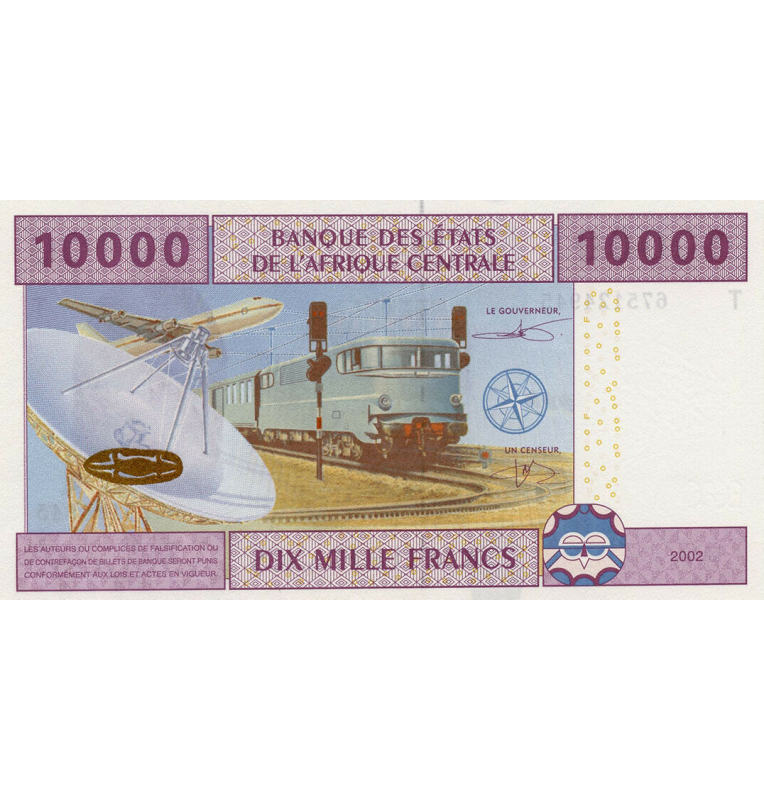 Congo 10000 Francs 2002 Pick 110T