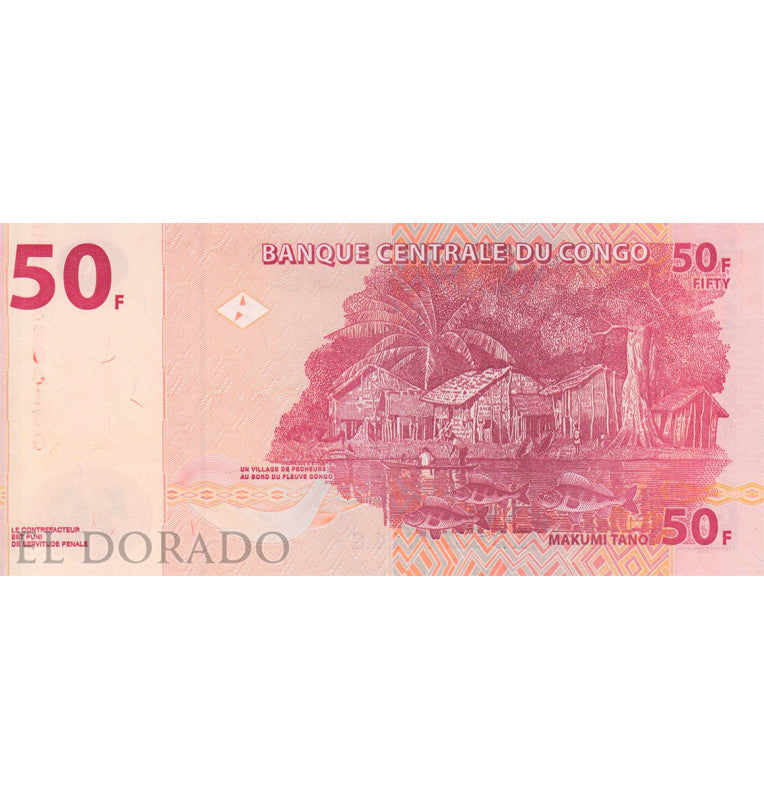 Congo 50 Francs 2013 Pick 97A