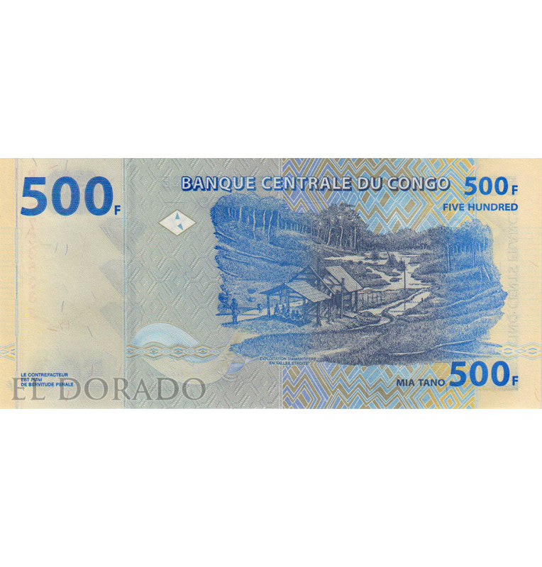 Congo 500 Francs 2013 Pick 96b