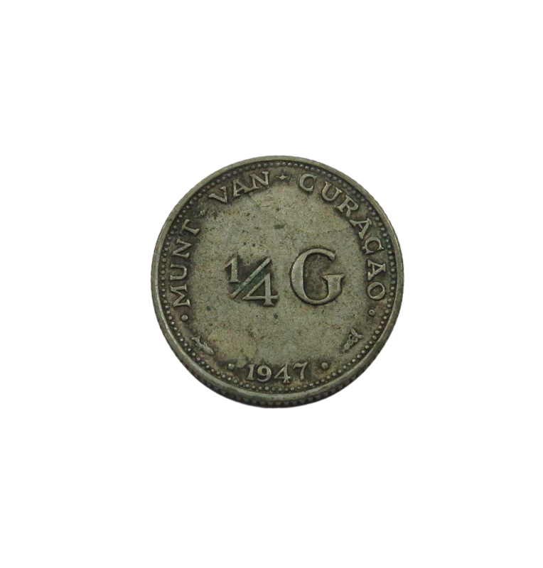 Curaçao 1/4 Gulden 1947 KM 44 NO UNC