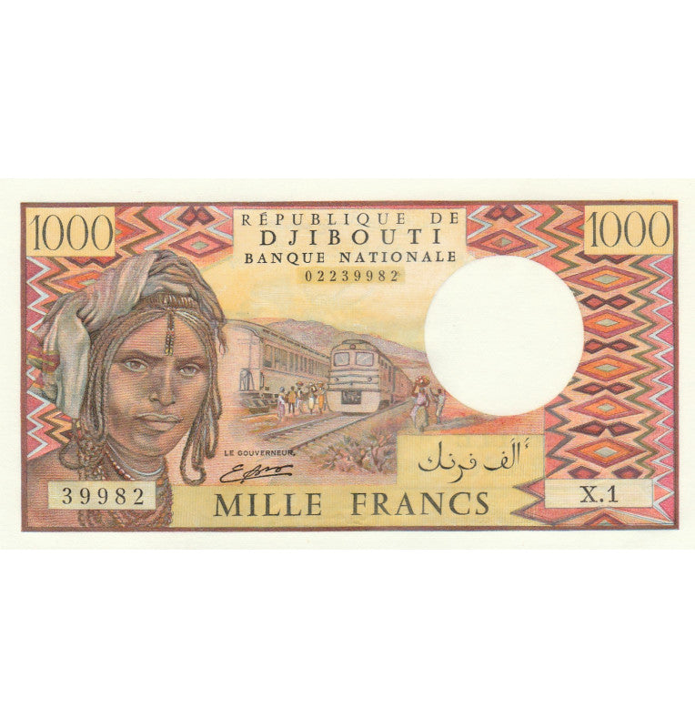 Djibouti 1000 Francs 1979-1988 Pick 37