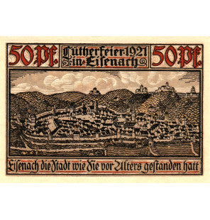 Eisenach Set 6 Notgelds 1921