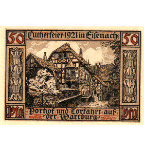 Eisenach Set 6 Notgelds 1921