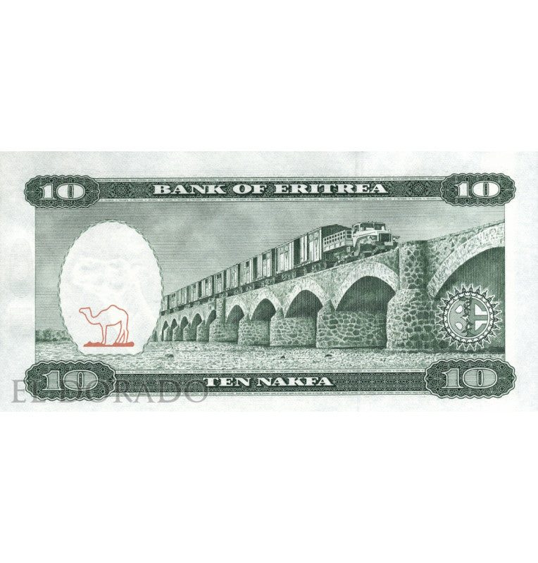 Eritrea 10 Nakfa 1997 Pick 3