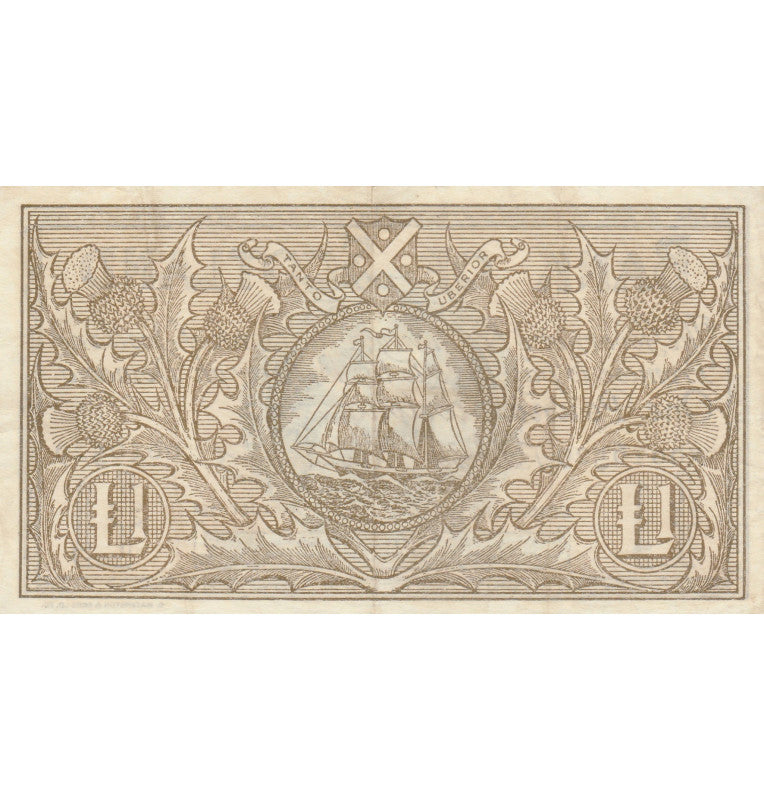 Scotland 1 Pound 1958 Pick 100 NO UNC