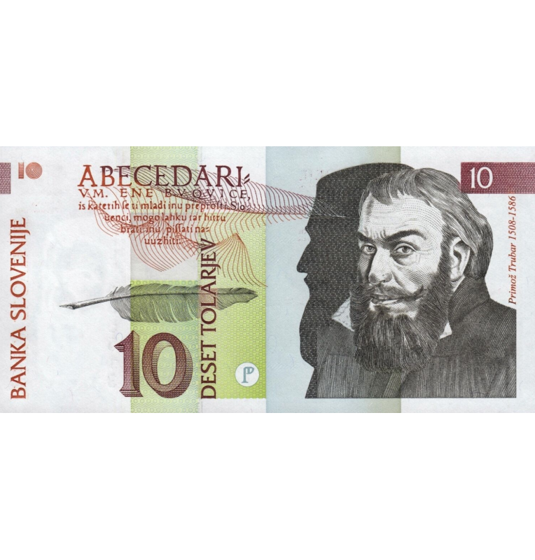 Slovenia 10 Tolarjev 1992 Pick 11a